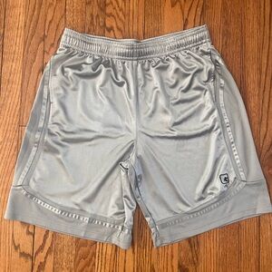 AND 1 Men’s Basketball Shorts Sleet Gray XL, All Court, Retro